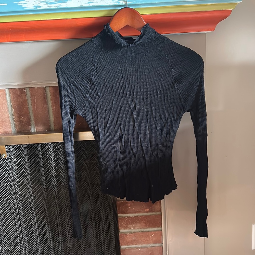 Black Free People Turtkeneck
